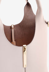 Tod's Mini Tote Bag in Calf Leather Cream XBWEBRF0100UBL_2L81