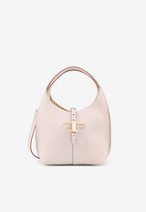 Tod's T-Timeless Leather Top Handle Bag Cream XBWTSEA0100XSO_B015