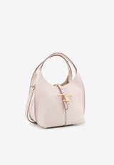 Tod's T-Timeless Leather Top Handle Bag Cream XBWTSEA0100XSO_B015