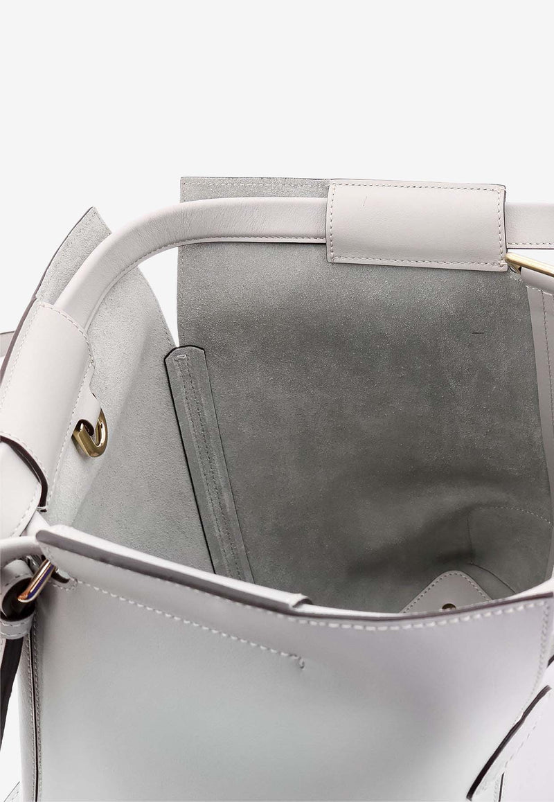 Tod's Small Di Bag Folio Leather Shoulder Bag  Gray XBWDBMAT200ROR_B215