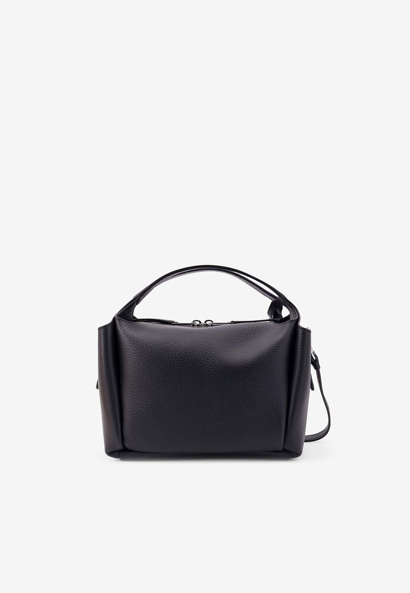 Tod's Mini Leather Top Handle Bag Black XBWAPIF0100QRI_B999