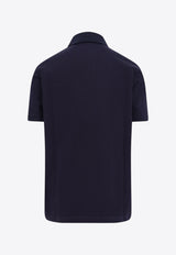 Gucci Web-Trimmed Polo T-shirt Navy 795174XJGRO_4215