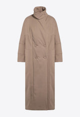 Dries Van Noten Double-Breasted Oversized Coat Beige 0102119129/P_DRVNO-102