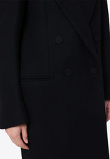 Dries Van Noten Double-Breasted Long Coat Black 0102169223/P_DRVNO-900