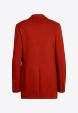 Dries Van Noten Single-Breasted Wool Blazer Red 0104009278/P_DRVNO-604