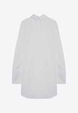 Dries Van Noten Turtleneck Oversized Shirt White 0107029293/P_DRVNO-001