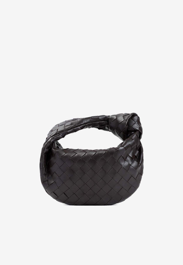 Mini Jodie Top Handle Bag in Intrecciato Leather