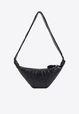 Leather Croissant Zip Bag