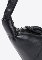 Leather Croissant Zip Bag