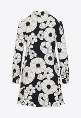 Floral Mini Shirt Dress