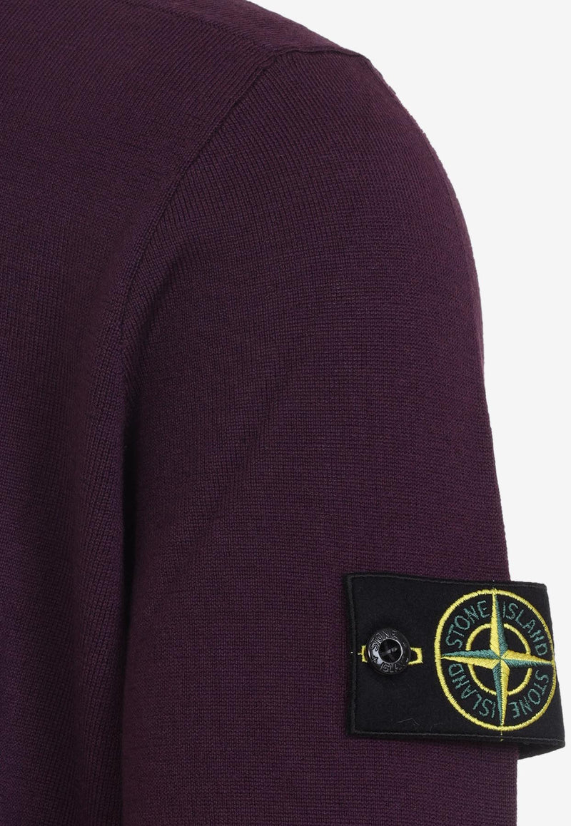 Logo-Patch Wool Sweater