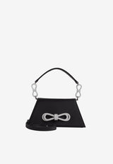 Samatha Double Bow Satin Shoulder Bag