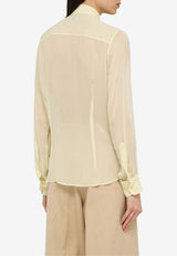 Dries Van Noten Sequin Embellished Shirt 0107568350/O_DRVNO-206 Yellow