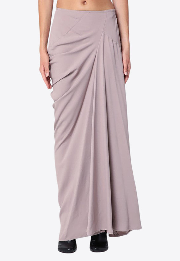 Dries Van Noten Draped Maxi Skirt Pink 0108109067/P_DRVNO-313