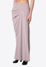 Dries Van Noten Draped Maxi Skirt Pink 0108109067/P_DRVNO-313