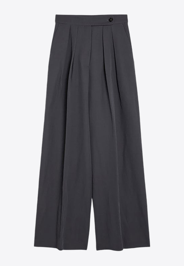 Dries Van Noten Wide-Leg Tailored Pants Gray 0109059347/P_DRVNO-811