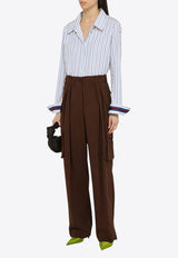 Dries Van Noten Straight Cargo Pants Brown 0109198057/O_DRVNO-703