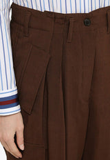 Dries Van Noten Straight Cargo Pants Brown 0109198057/O_DRVNO-703