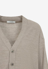 Twisted Wool-Blend Cardigan