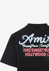 Neon Lights Embroidered T-shirt