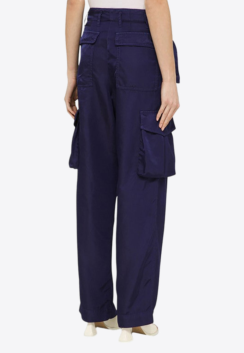 Dries Van Noten Pleated Classic Cargo Pants Blue 0109208204/O_DRVNO-519