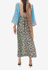Rixo Dahlia Floral Silk Midi Dress Multicolor 010.05066.126.07402_PRINTED