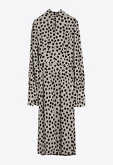 Dries Van Noten Polka Dot Midi Dress Ecru 0110089013/P_DRVNO-005