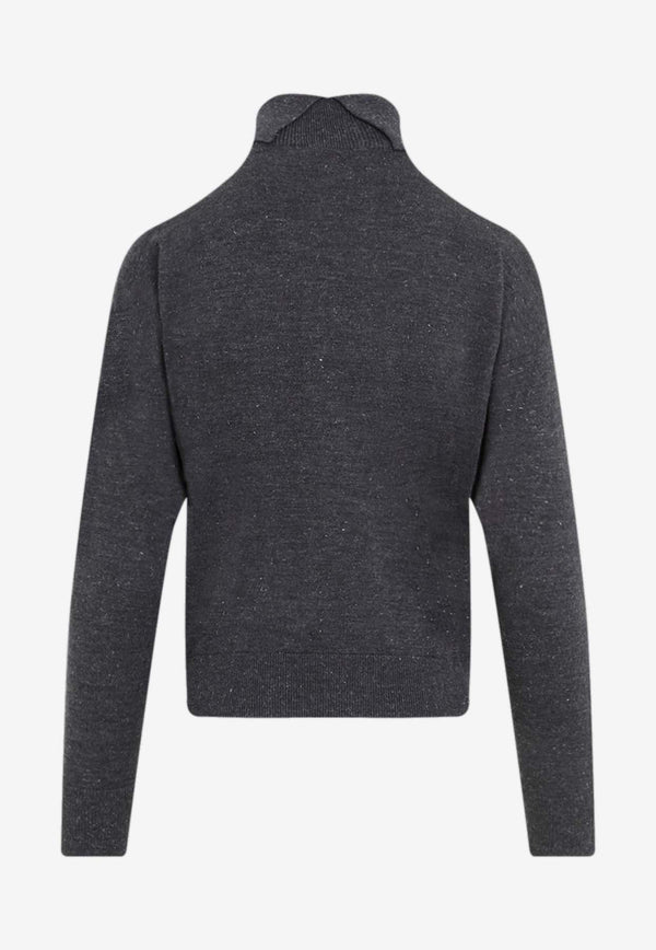 Turtleneck Knit Sweater