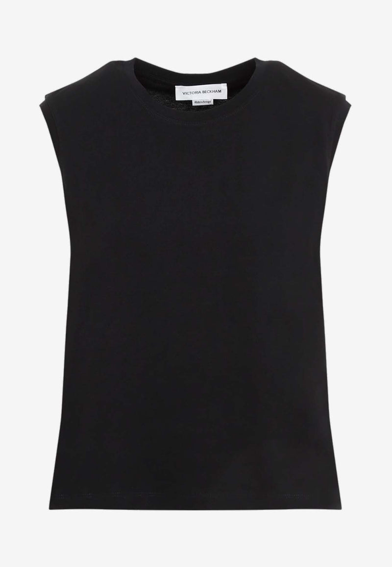 Sleeveless Crewneck T-shirt