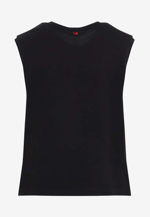 Sleeveless Crewneck T-shirt