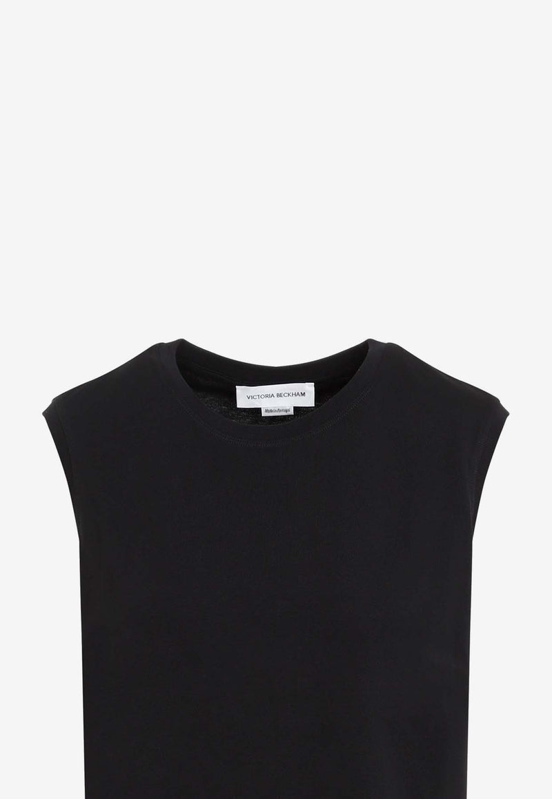 Sleeveless Crewneck T-shirt