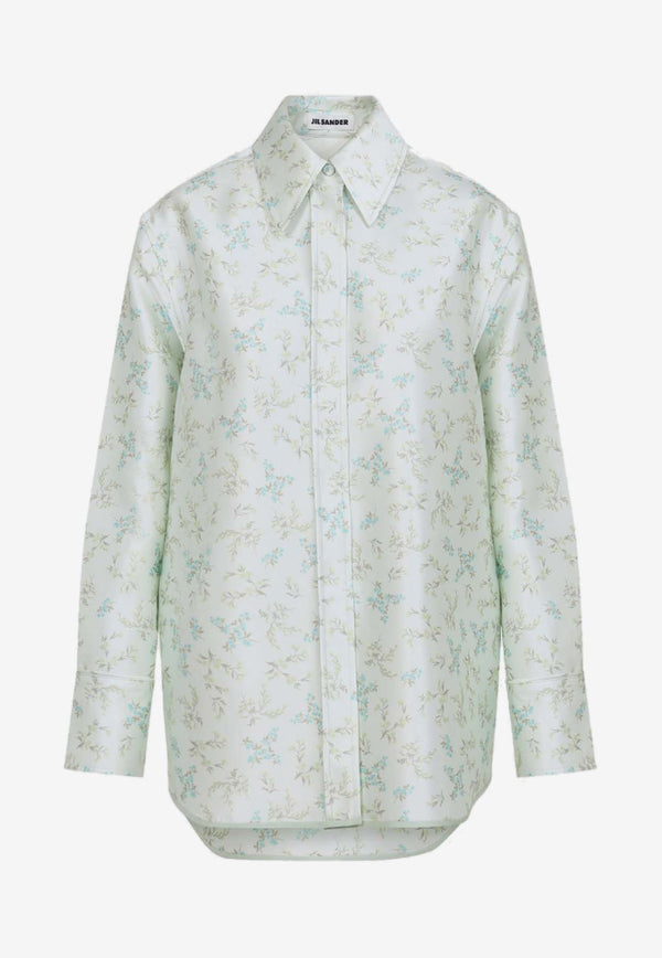 Floral Long-Sleeved Shirt