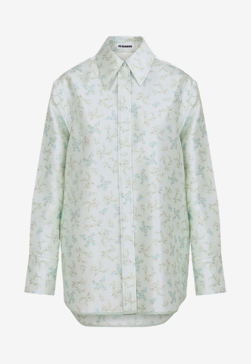Floral Long-Sleeved Shirt