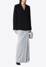 Dries Van Noten Draped Maxi Skirt Gray 0111179603/P_DRVNO-813