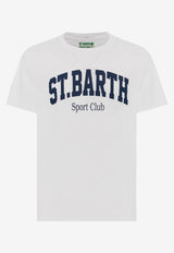 MC2 Saint Barth Sport Club Logo T-shirt White 01166H_WHITE MULT