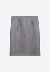 Philosophy Di Lorenzo Serafini Pencil Wrap Skirt Gray 01167137/P_PHILO-A2505