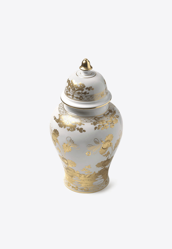 Ginori 1735 Oriente Italiano Large Potiche Vase White 016RG02 FA5356LX0380G00133000