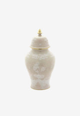 Ginori 1735 Large Oriente Italiano Meringa Potiche Vase Ivory 016RG02 FA5356LX0380G00135700