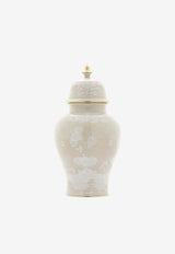 Ginori 1735 Large Oriente Italiano Meringa Potiche Vase Ivory 016RG02 FA5356LX0380G00135700