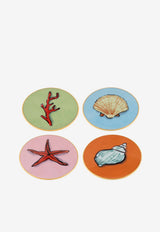 Ginori 1735 Il Viaggio di Nettuno Coasters - Set of 4 Multicolor 017RG00 FX6877LX0100G00130300
