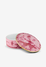 Ginori 1735 Oriente Italiano Round Box with Lid Pink 017RG02 FX508001G00124200