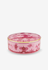 Ginori 1735 Oriente Italiano Round Box with Lid Pink 017RG02 FX508001G00124200