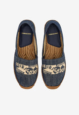 Salvatore Ferragamo Gracia Denim Espadrilles Denim 01I544 GRACIA DEN 773726 DEN/NATUR