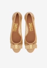 Ferragamo Vara Mesh 30 Pumps 01J562 VARA MESH 779583 NUDE