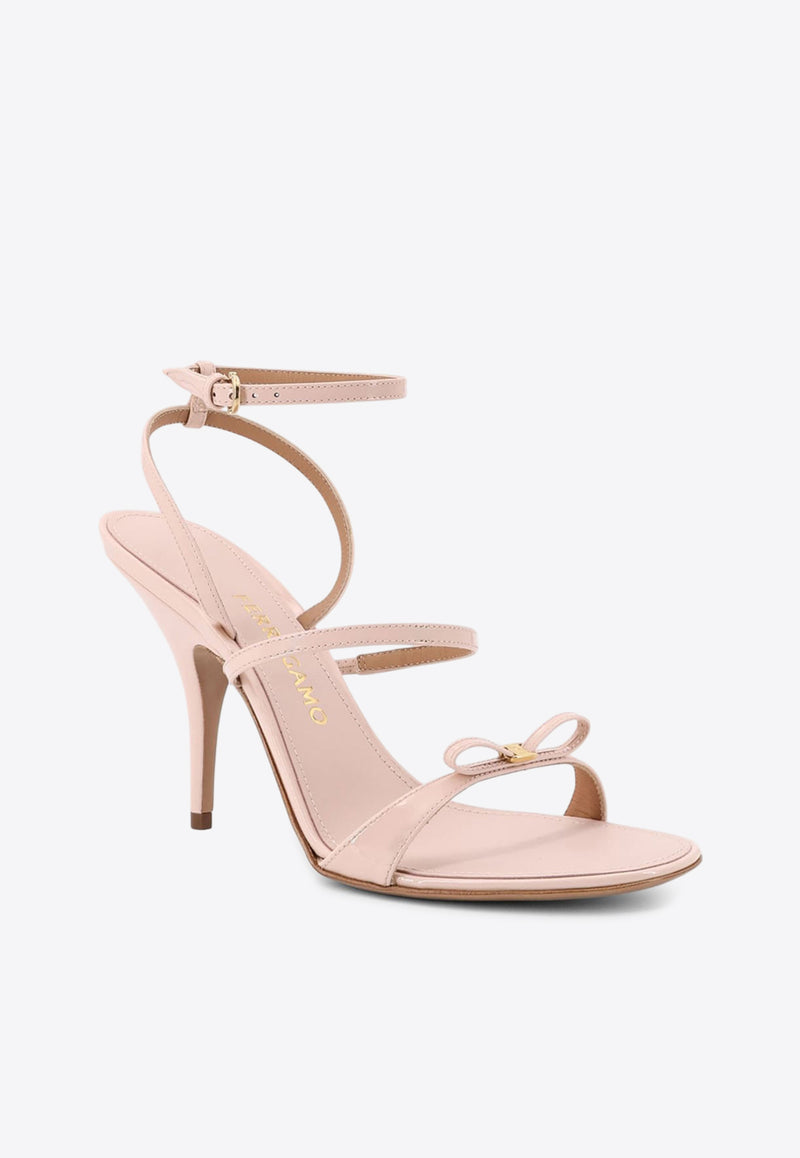 Ferragamo Ariel 95 Leather Sandals 01K044 ARIEL 95 782881 BALLET Pink