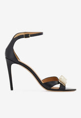 Ferragamo Roxy 95 Vara Bow Leather Sandals Black 01L431 ROXY 1 95 791390 NERO