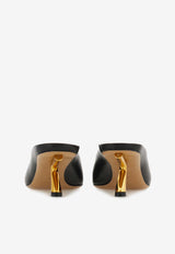 Ferragamo Safi 55 S-shaped Heel Mules Black 01L811 SAFI 55 793517 NERO