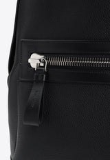 Calf Leather Zip Backpack