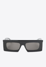 Square-Frame Logo Sunglasses