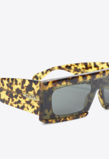 Havana Square Logo Sunglasses